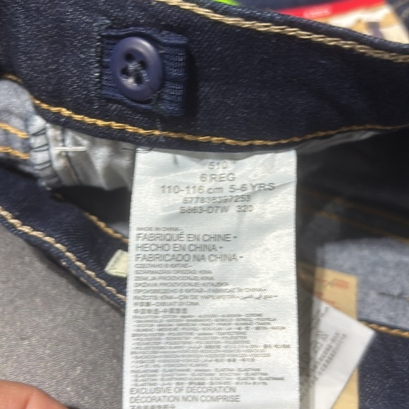 Levi’s 510 Skinny Stretch,adjustable waistband, brushed reverse side of fabric - Picture 4 of 6